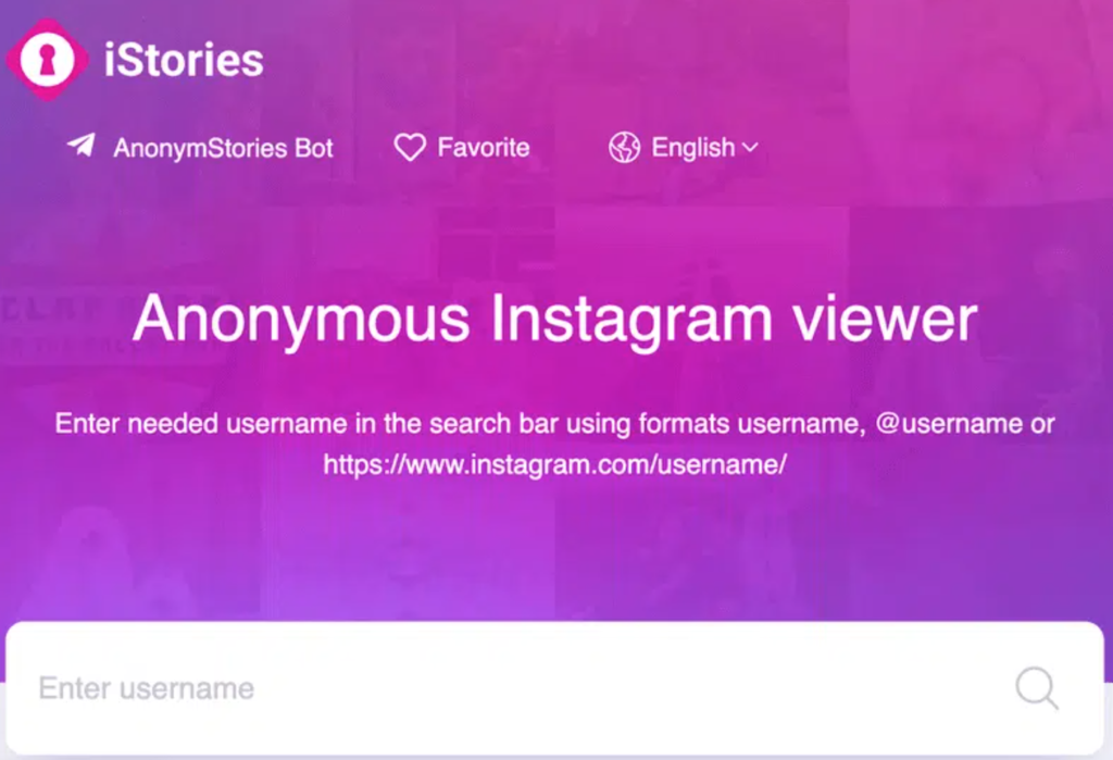 Is Insta navigation anonymous?
