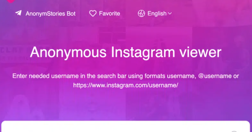 Is Insta navigation anonymous?